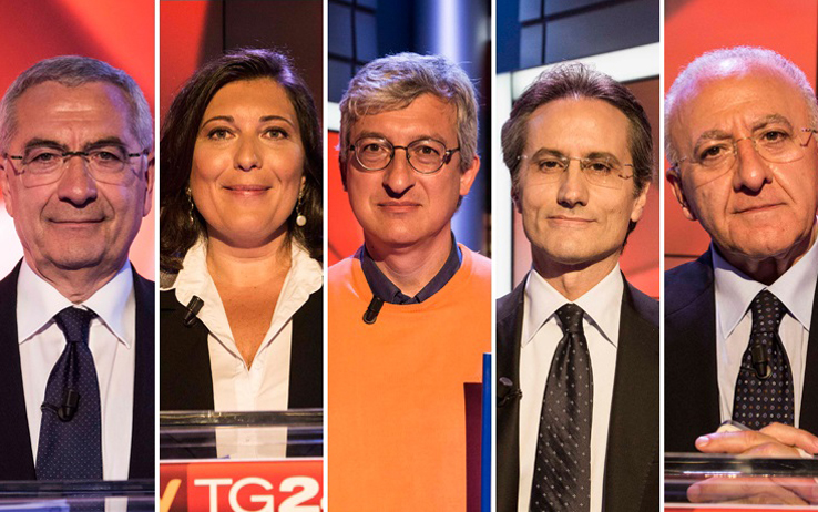 Regionali Campania: che confronto tra i 5 candidati!