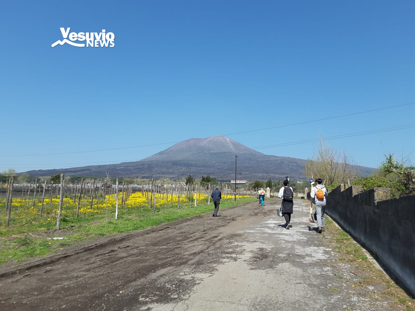 Il panorama giusto di una primavera vesuviana