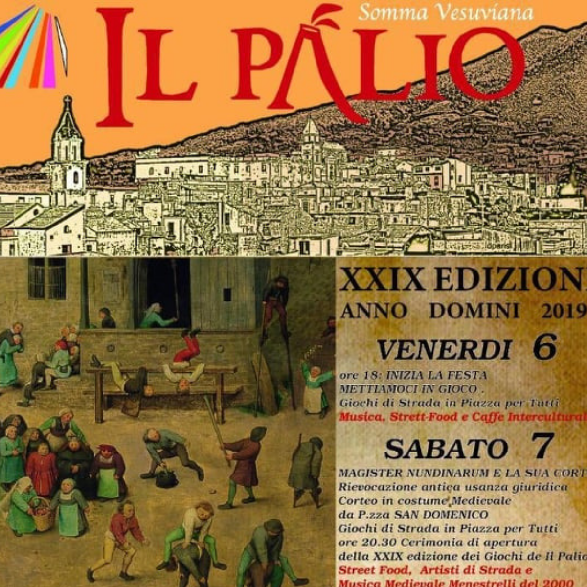 Somma Vesuviana, al via il 6, 7 e 8 la XXIX edizione del Palio