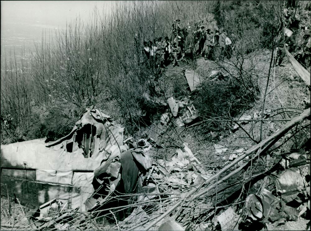 Naples, Italy March 29, 1964 Italian airliner with 45 persons aboard crashed on Mount Vesuvius.