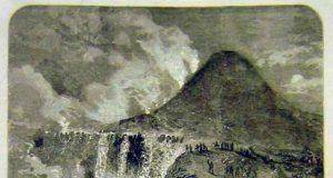 Eruzione del vesuvio 1855