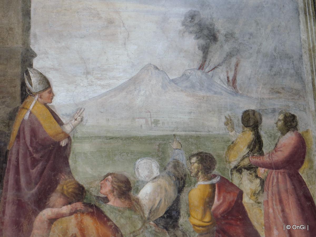Vesuvio e San Gennaro, il misterioso affresco di una antica eruzione