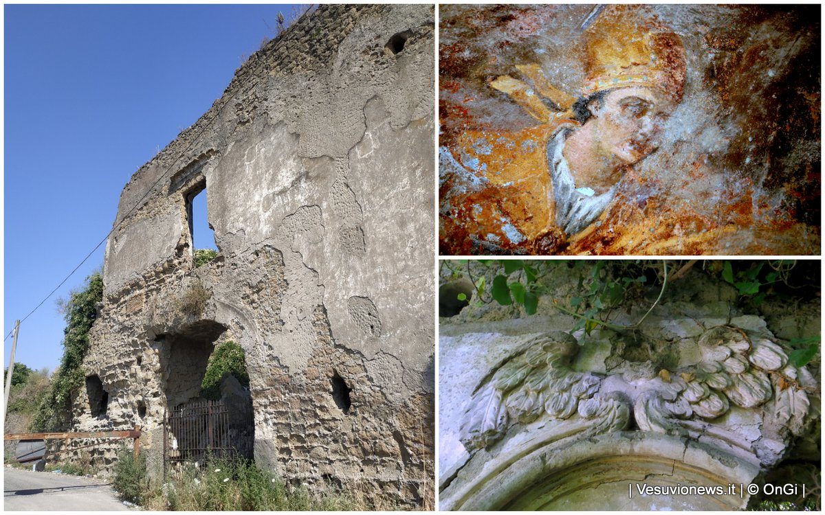 Masseria Valente, un nuovo crollo, affreschi in pericolo