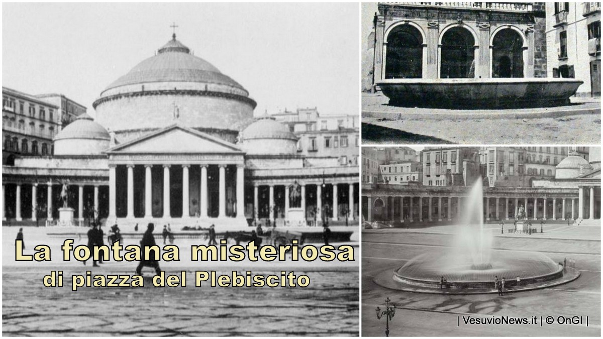 Una seconda misteriosa fontana in piazza del Plebiscito