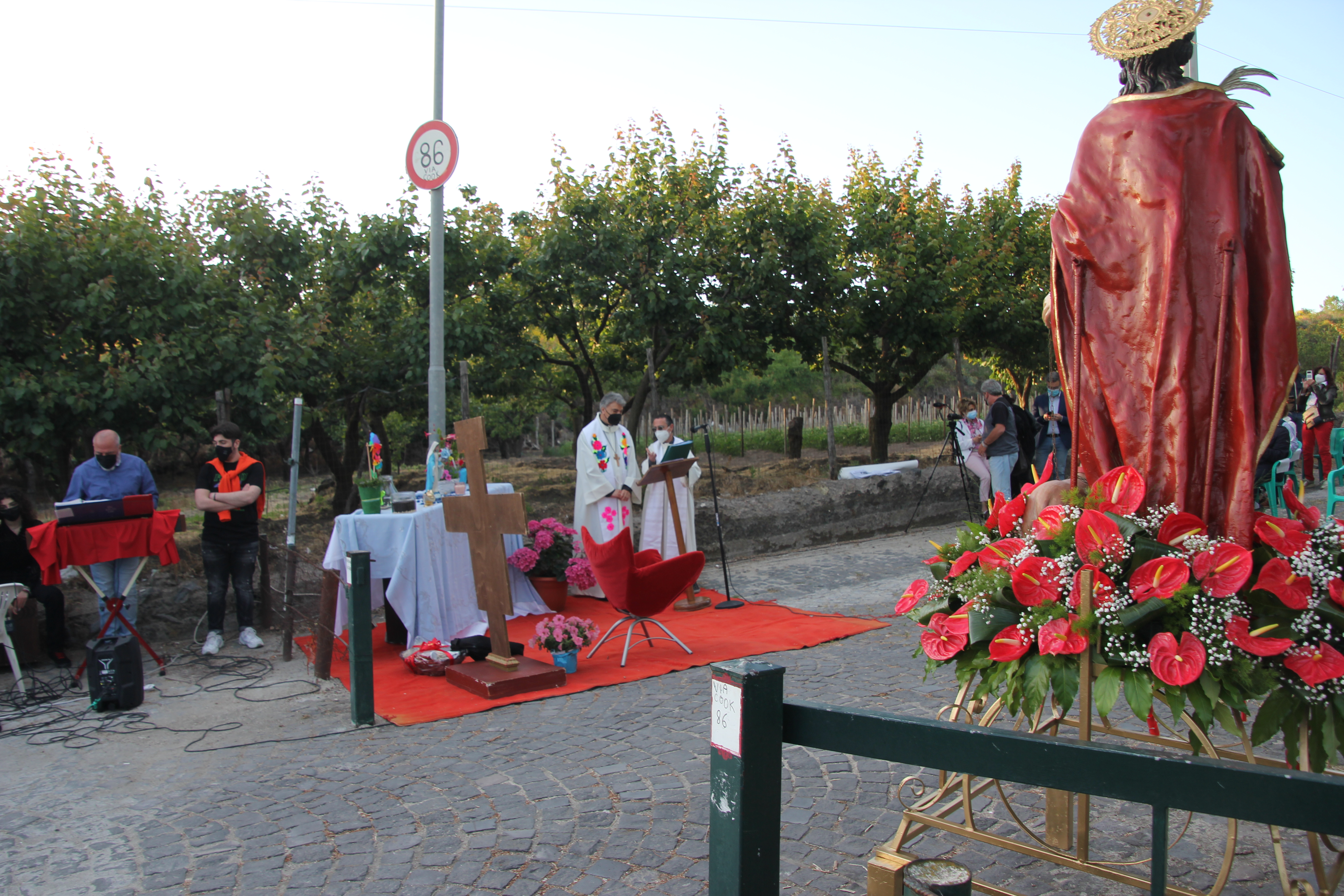 San Vito, la visita di Domenico Battaglia nella Terra dei Fuochi vesuviana