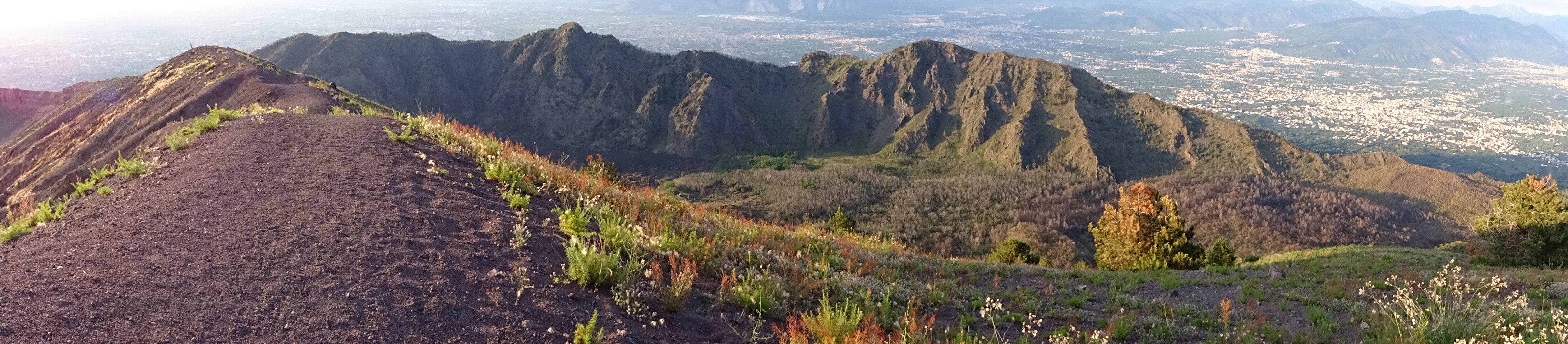 Le tre cime del Vesuvio