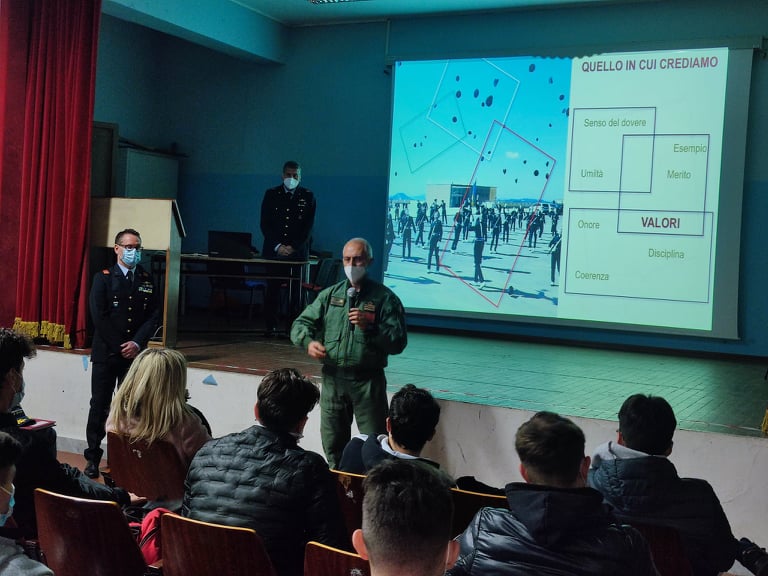 Somma. All’Iti “Majorana” gli studenti incontrano l’aeronautica militare di Napoli