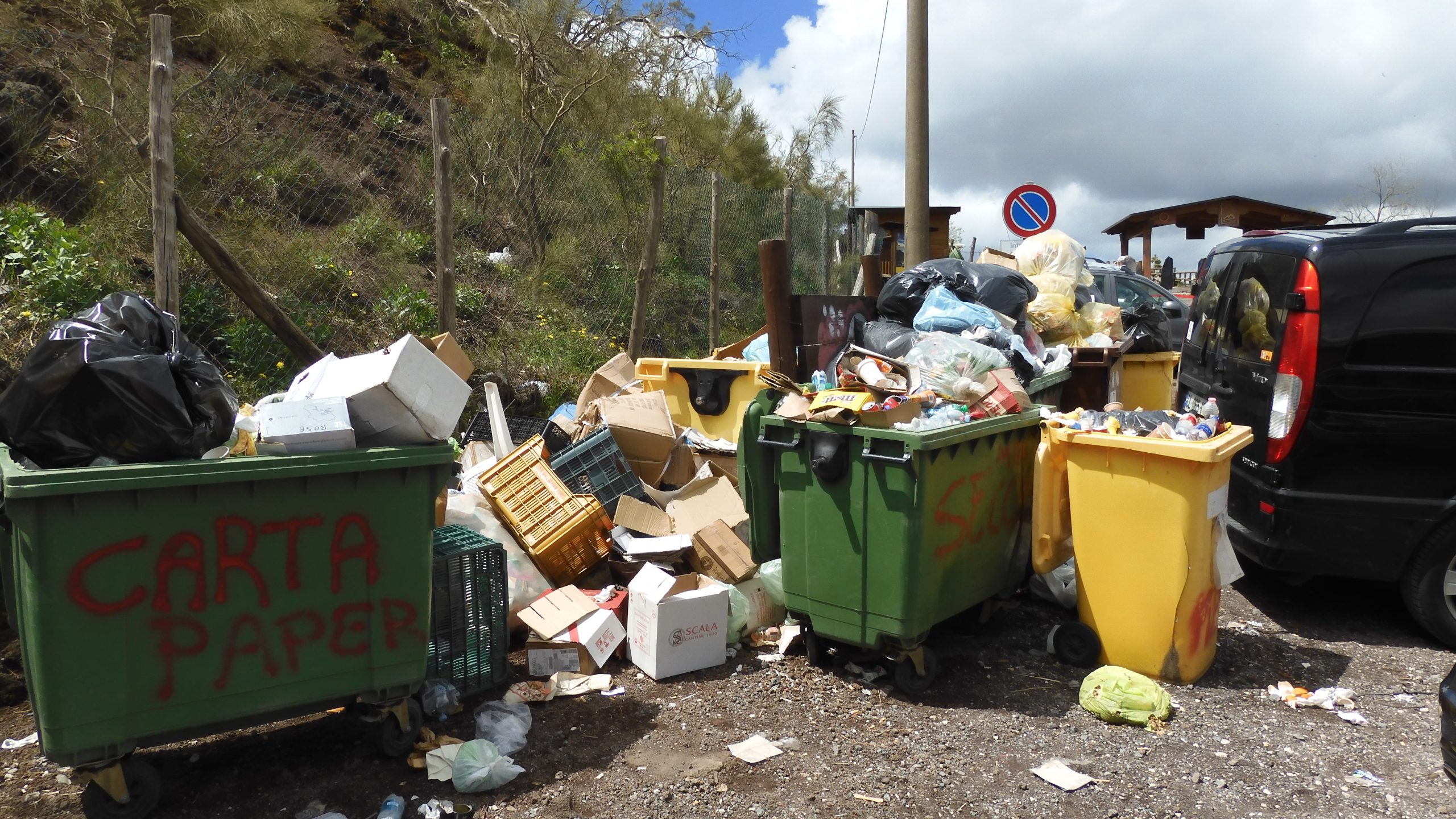 Il Vesuvio e Il suq di Quota 1000