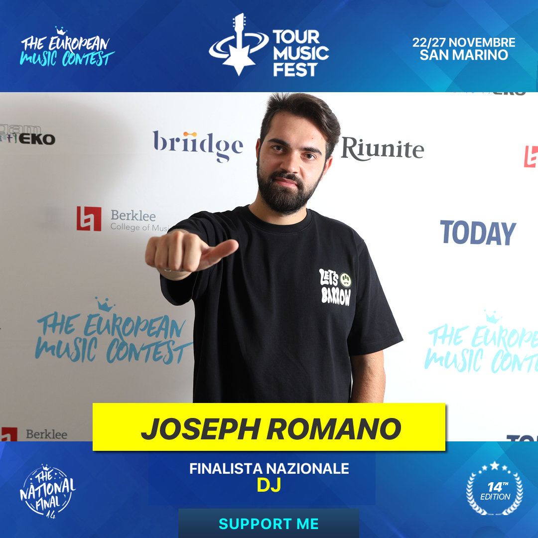 Joseph Romano finalista al Tour Music Fest